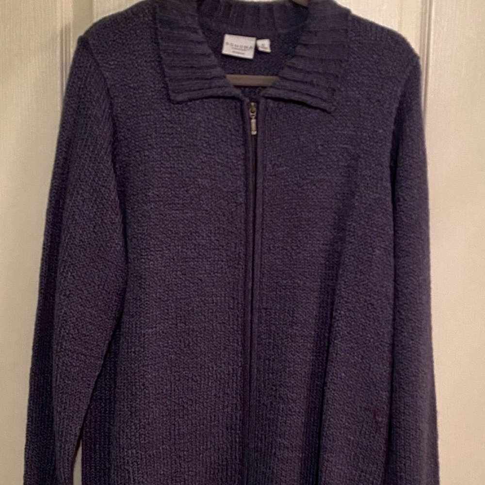 Womans Blue Cardigan